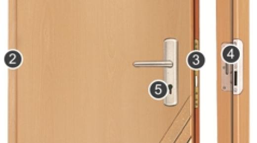 Details Wohnungseingangstür 